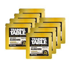 8PC TRAINING TABLE SPORTSNACK - ALBACORE TUNA w/ Sea Salt 8/3 OZ. Fillets  ** FREE SHIPPING ** $3.99 Each **