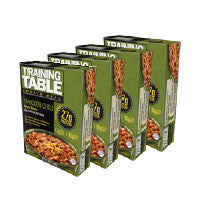 ** TRIAL PACK!  4/10 OZ TRAINING TABLE SPORTSMEAL ** Chicken Chili w/ ORGANIC Whole Black Soybeans **